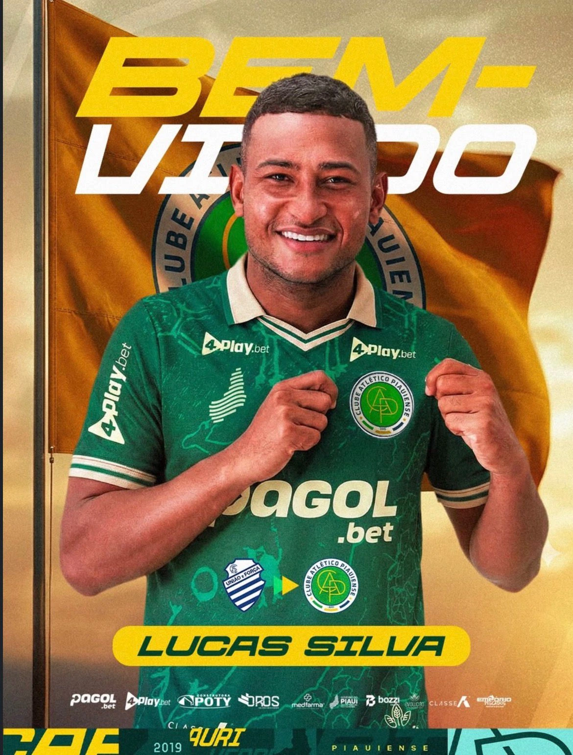 Luquinhas, chega junto ao CSA para compor o ataque do Cavernão