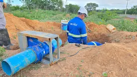 Mais abastecimento: Águas do Piauí interliga São Lourenço à Adutora de Pedregulho (Foto: Reprodução)
