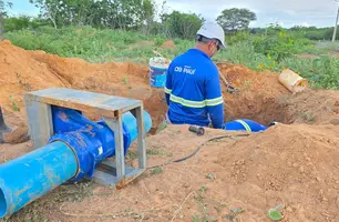 Mais abastecimento: Águas do Piauí interliga São Lourenço à Adutora de Pedregulho (Foto: Reprodução)