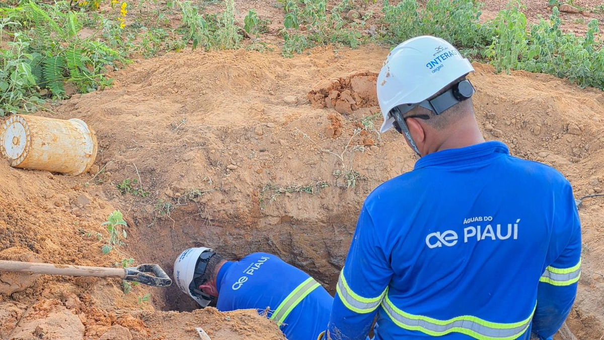 Mais abastecimento: Águas do Piauí interliga São Lourenço à Adutora de Pedregulho