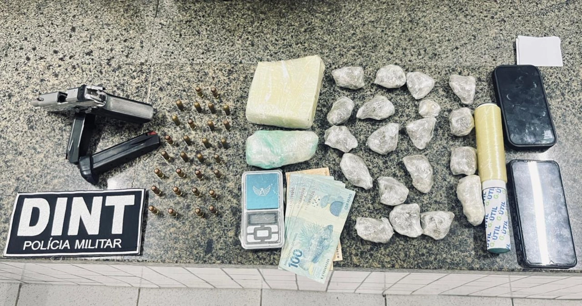 Maranhense conhecido como 'Filho do Gau' é preso com drogas e arma em Parnaíba