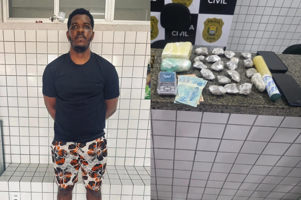 Maranhense conhecido como 'Filho do Gau' é preso com drogas e arma em Parnaíba