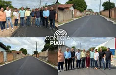 Marcelo Castro acompanha obras de asfaltamento em bairros de União