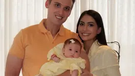 Maria Aurora, filha do casal de médicos Maria Mazuad e Erico Paz completa 2 meses (Foto: Instagram)