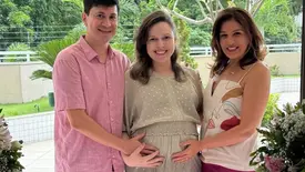 Médicos Denise Cury e Acilino Portela realizaram o chá da filha Sophia (Foto: Instagram)