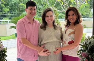 Médicos Denise Cury e Acilino Portela realizaram o chá da filha Sophia (Foto: Instagram)