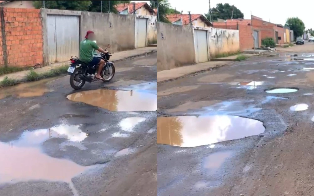 Moradores denunciam abandono em ruas do Jacinta Andrade