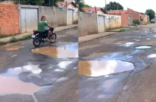 Moradores denunciam abandono em ruas do Jacinta Andrade (Foto: Reprodução)