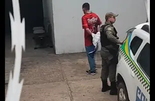 Moto patrulhamento da DGO prende homem por adulteração de motocicleta em Teresina (Foto: Reprodução)