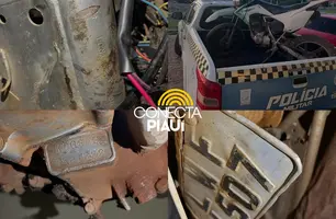 Motocicleta com sinais adulterados é apreendida em Nova Santa Rita (Foto: Reprodução)