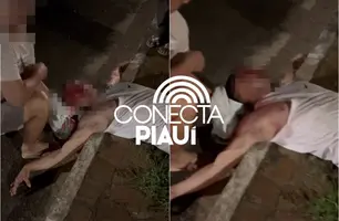 Motociclista colide em poste e homem fica gravemente ferido em Campo Maior (Foto: Reprodução)