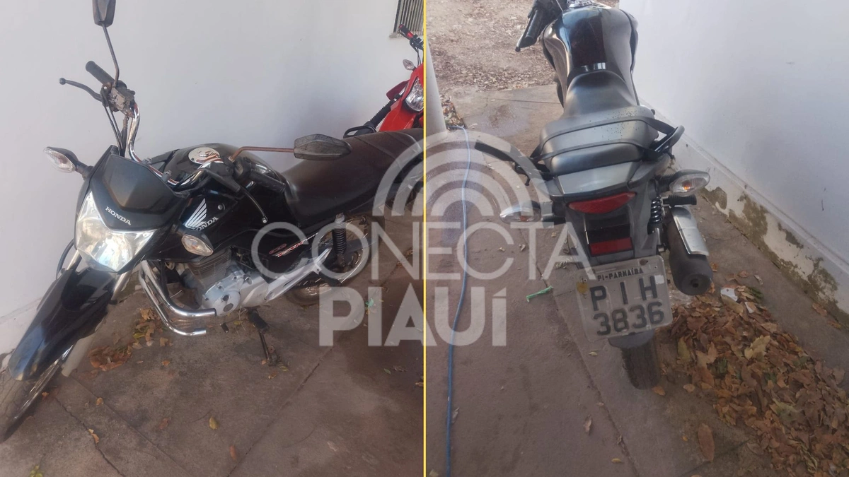 Motociclista foge de blitz em Bom Princípio do Piauí e abandona moto roubada