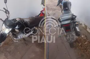 Motociclista foge de blitz em Bom Princípio do Piauí e abandona moto roubada (Foto: Reprodução)