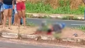 Motociclista morre após perder controle da moto na zona Leste de Teresina (Foto: Reprodução)