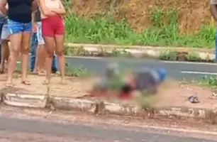 Motociclista morre após perder controle da moto na zona Leste de Teresina (Foto: Reprodução)