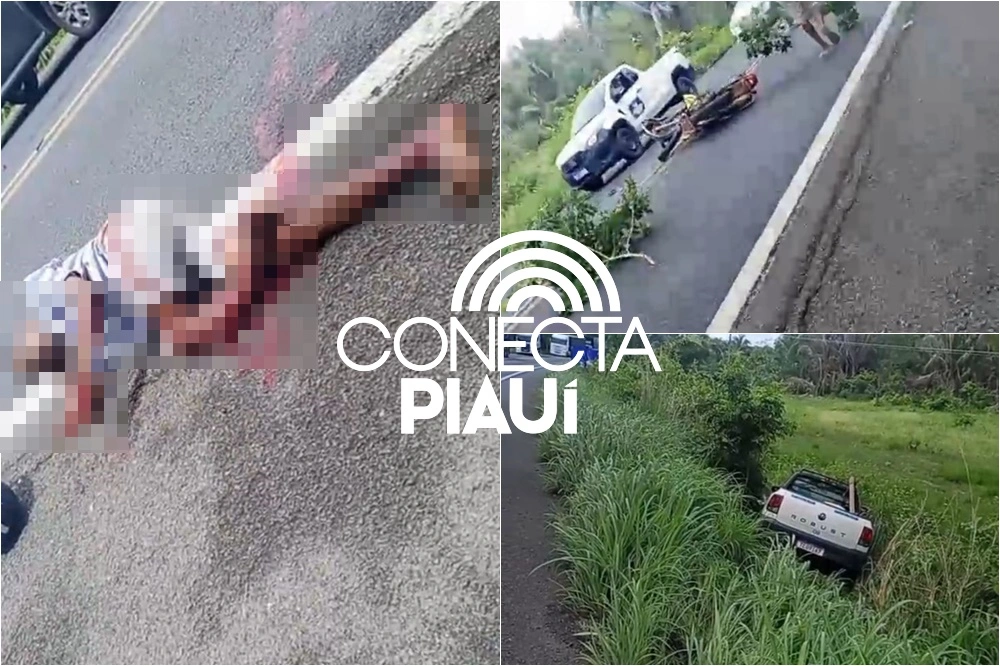 Motociclista tem perda destroçada após colisão com carro na BR-316