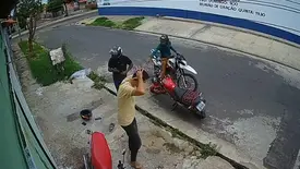 Motorista de aplicativo tem moto roubada durante assalto à mão armada em Timon (Foto: Reprodução)