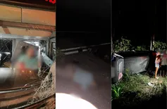 Motorista morre após colisão envolvendo ônibus e dois carros entre Timon e Caxias