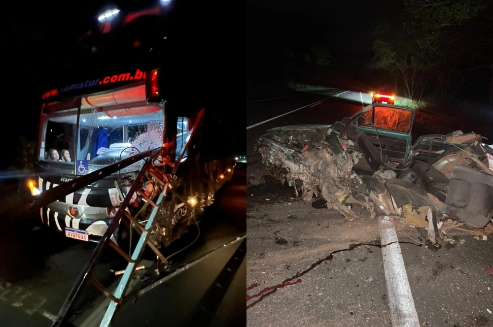 Motorista morre após colisão entre ônibus e dois carros entre Timon e Caxias