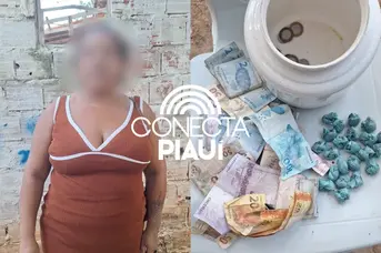 Mulher é detida com drogas durante operação na zona Sul