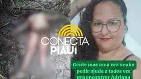 Mulher é encontrada morta e sem roupas na zona rural de Altos (Foto: Reprodução)