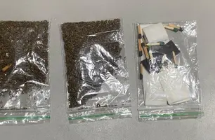 Mulher é presa ao tentar entrar com drogas em penitenciária no Piauí (Foto: Reprodução)