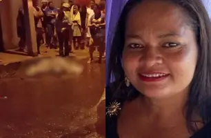 Mulher morre após perder controle de moto e bater contra poste em José de Freitas (Foto: Reprodução)