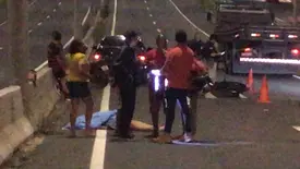 Mulher morre após perder controle de moto na BR-316 em Teresina (Foto: Reprodução)