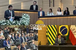 Na abertura do Legislativo, Rafael Fonteles destaca avanços e metas cumpridas (Foto: Conecta Piauí)