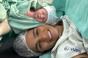 Nasceu Igor, filho do querido casal Ludmila Araújo Carvalho e Igor Carvalho (Foto: Instagram)