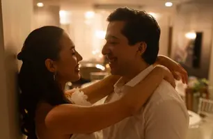 O noivado da médica Beatriz Mende Sá e do advogado e cantor Matheus Silva, em THE (Foto: Instagram)