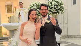 O sim dos lindos e apaixonados Gabriela Rivalta e Lucas Pereira, em Teresina (Foto: Instagram)