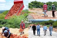 Obra de calçamento avança na comunidade Nova Esperança, em Alvorada do Gurguéia