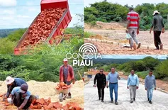 Obra de calçamento avança na comunidade Nova Esperança, em Alvorada do Gurguéia