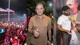 Pablo arrasta multidão no segundo dia do Carnaval de Água Branca (Foto: Conecta Piauí)