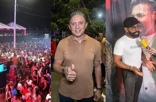 Pablo arrasta multidão no segundo dia do Carnaval de Água Branca (Foto: Conecta Piauí)