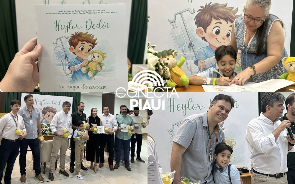 Paciente de 11 anos lança livro no Hospital Unimed e inspira pela história