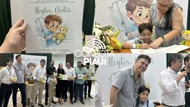 Paciente de 11 anos lança livro no Hospital Unimed e inspira pela história (Foto: Conecta Piauí)