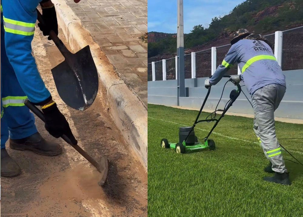 Palmeira do Piauí intensifica limpeza urbana e manutenção de espaços públicos