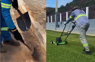 Palmeira do Piauí intensifica limpeza urbana e manutenção de espaços públicos (Foto: Reprodução)