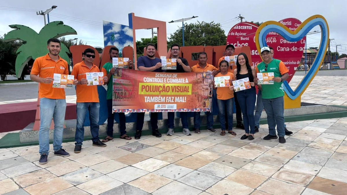 Palmeira do Piauí lança campanha contra poluição visual e atmosférica