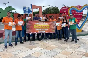 Palmeira do Piauí lança campanha contra poluição visual e atmosférica (Foto: Reprodução)