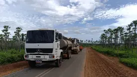 PI-239, no trecho entre Santa Rosa e Cajazeiras (Foto: Reprodução)