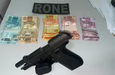 PM apreende arma de fogo e R$ 1 mil durante ação na zona Norte de Teresina