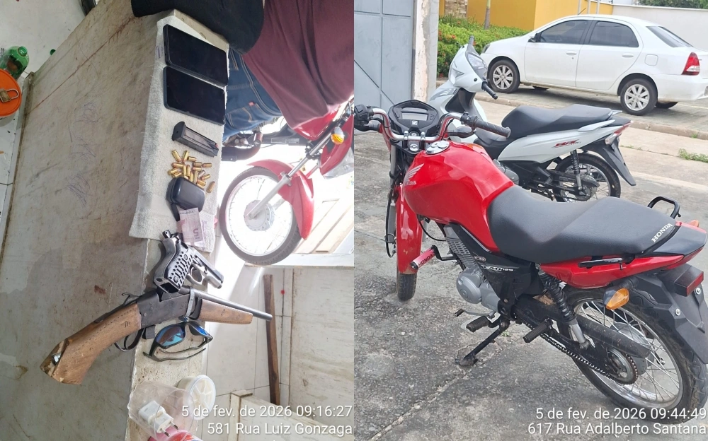 PM prende dois suspeitos armados durante operação em Água Branca