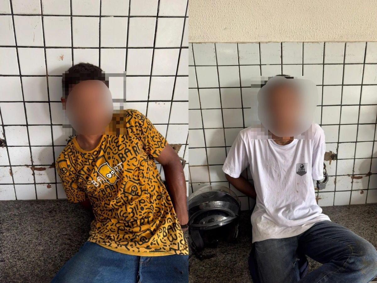 PM prende dupla após tentativa de latrocínio em bar no Dirceu II