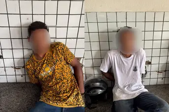 PM prende dupla após tentativa de latrocínio em bar no Dirceu II