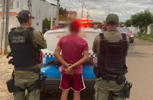 PM prende suspeito após denúncia de tentativa de estupro em Bocaína (Foto: Reprodução)