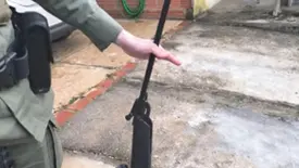 Polícia prende suspeito de atirar em cachorro de vizinho na zona rural de Teresina (Foto: Reprodução)