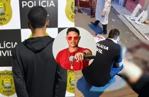 Polícia prende suspeito de envolvimento na morte de cantor Vicente Barão em Picos (Foto: Divulgação/Polícia Civil)
